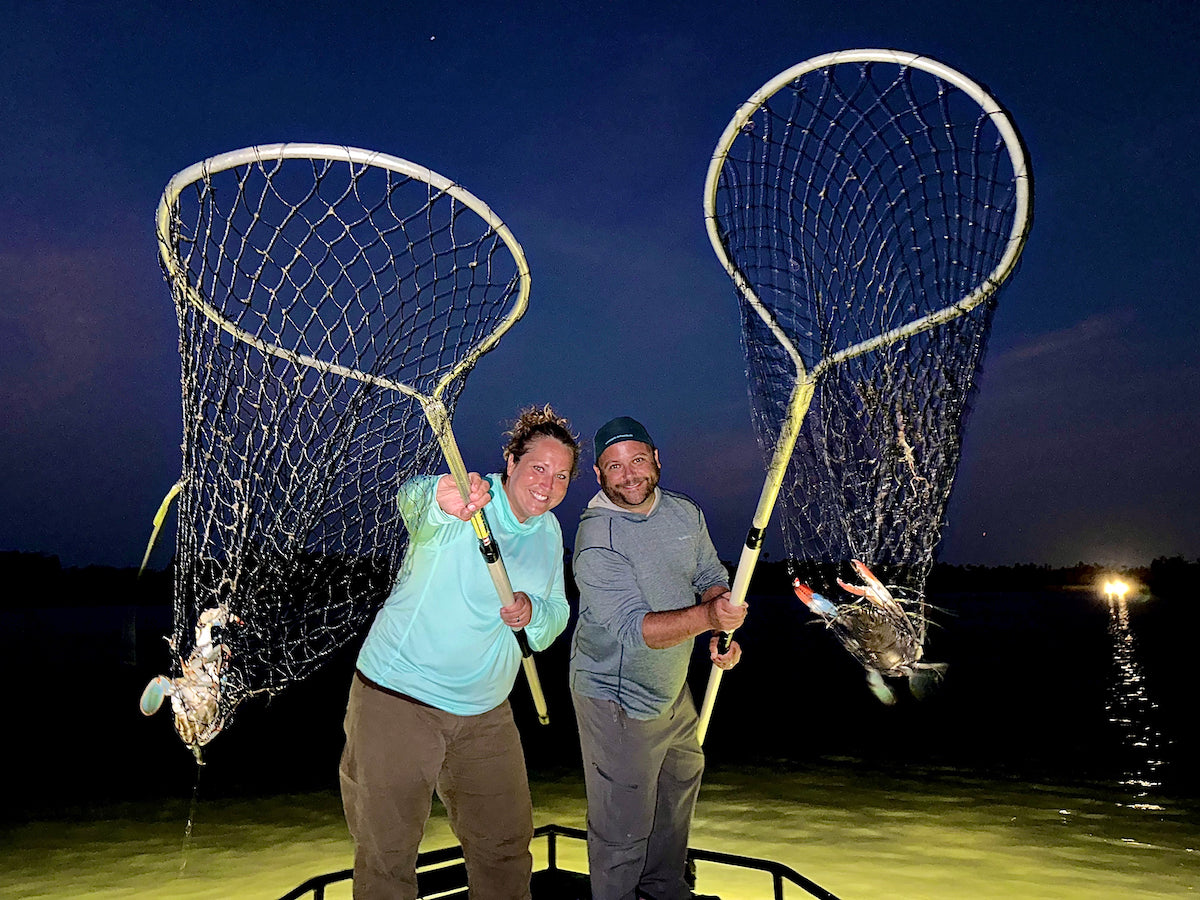 Crabbing in Florda with nets!