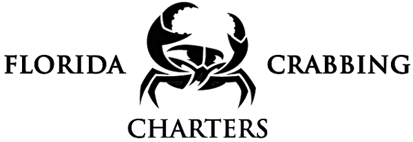 Logo for Florida Crabbing Charters with a stylized crab design.
